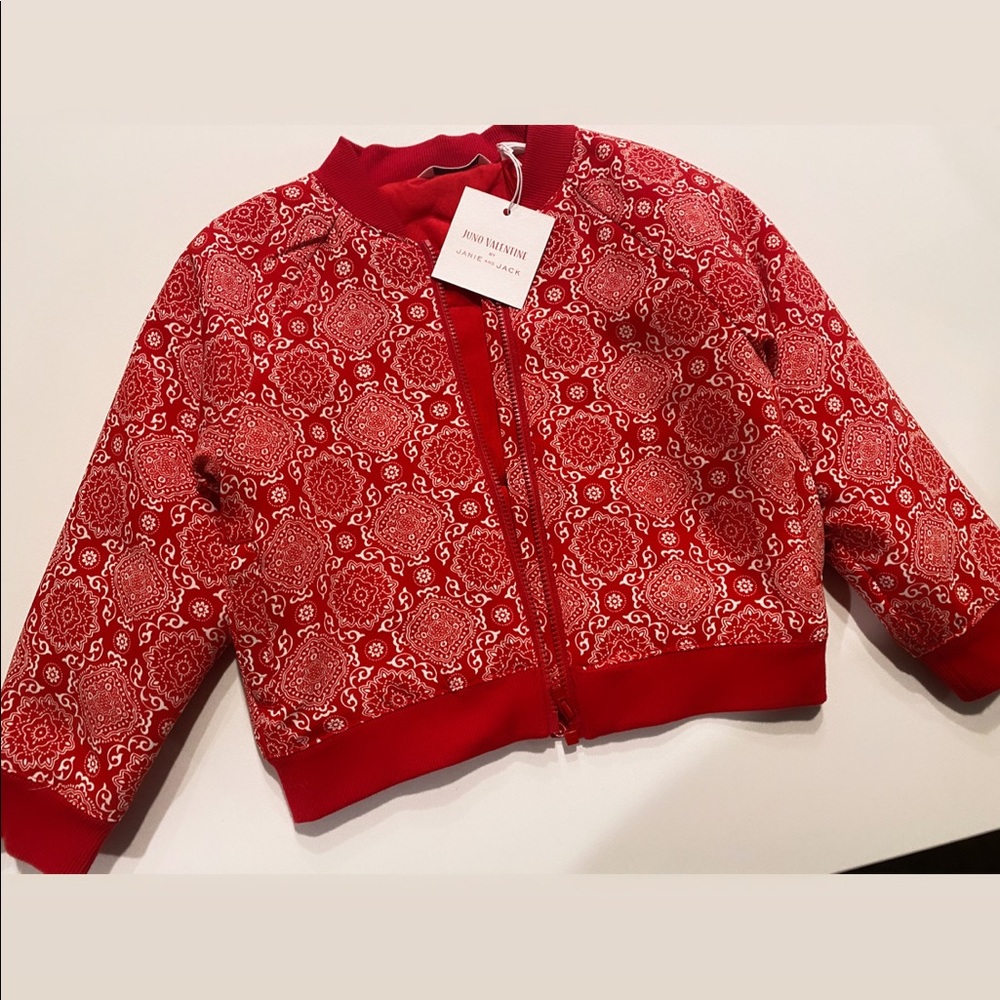 Girls Janie & Jack Print Jacket!
